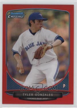 2013 Bowman - Prospects Chrome - Red Refractor #BCP16 - Tyler Gonzales /5