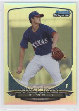 2013 Bowman - Prospects Chrome - Refractor #BCP12 - Collin Wiles /500
