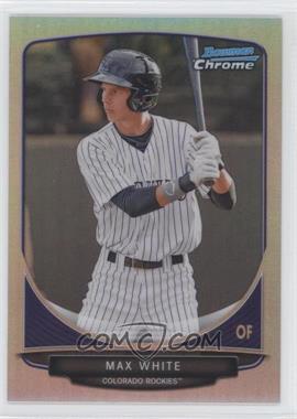 2013 Bowman - Prospects Chrome - Refractor #BCP14 - Max White /500