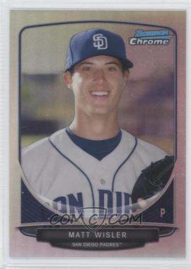 2013 Bowman - Prospects Chrome - Refractor #BCP42 - Matt Wisler /500