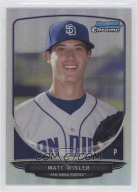 2013 Bowman - Prospects Chrome - Refractor #BCP42 - Matt Wisler /500