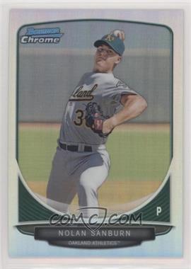 2013 Bowman - Prospects Chrome - Refractor #BCP48 - Nolan Sanburn /500