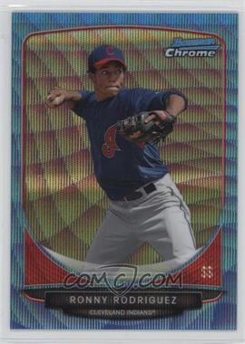 2013 Bowman - Prospects Chrome - Wrapper Redemption Blue Wave Refractor #BCP101 - Ronny Rodriguez