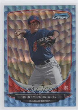 2013 Bowman - Prospects Chrome - Wrapper Redemption Blue Wave Refractor #BCP101 - Ronny Rodriguez