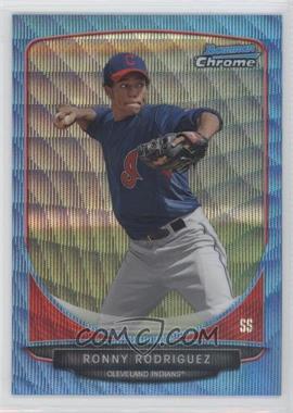 2013 Bowman - Prospects Chrome - Wrapper Redemption Blue Wave Refractor #BCP101 - Ronny Rodriguez