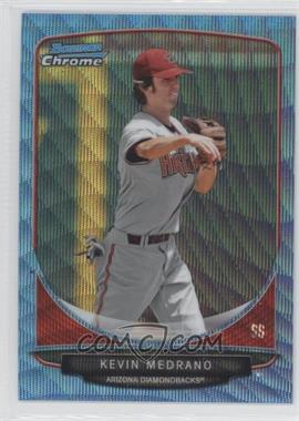 2013 Bowman - Prospects Chrome - Wrapper Redemption Blue Wave Refractor #BCP108 - Kevin Medrano