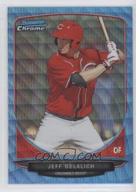 2013 Bowman - Prospects Chrome - Wrapper Redemption Blue Wave Refractor #BCP15 - Jeff Gelalich