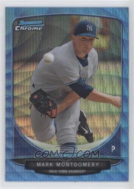 2013 Bowman - Prospects Chrome - Wrapper Redemption Blue Wave Refractor #BCP3 - Mark Montgomery