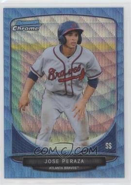 2013 Bowman - Prospects Chrome - Wrapper Redemption Blue Wave Refractor #BCP36 - Jose Peraza