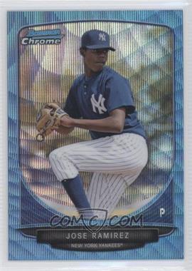 2013 Bowman - Prospects Chrome - Wrapper Redemption Blue Wave Refractor #BCP37 - Jose Ramirez