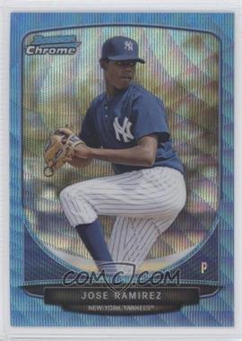 2013 Bowman - Prospects Chrome - Wrapper Redemption Blue Wave Refractor #BCP37 - Jose Ramirez