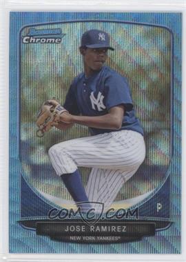 2013 Bowman - Prospects Chrome - Wrapper Redemption Blue Wave Refractor #BCP37 - Jose Ramirez