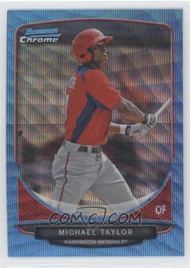 2013 Bowman - Prospects Chrome - Wrapper Redemption Blue Wave Refractor #BCP47 - Michael Taylor