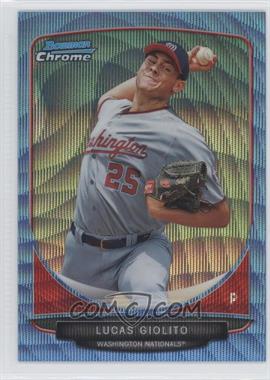 2013 Bowman - Prospects Chrome - Wrapper Redemption Blue Wave Refractor #BCP5 - Lucas Giolito
