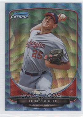 2013 Bowman - Prospects Chrome - Wrapper Redemption Blue Wave Refractor #BCP5 - Lucas Giolito