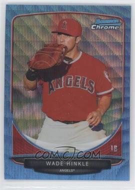 2013 Bowman - Prospects Chrome - Wrapper Redemption Blue Wave Refractor #BCP57 - Wade Hinkle