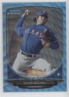 2013 Bowman - Prospects Chrome - Wrapper Redemption Blue Wave Refractor #BCP97 - Cody Buckel