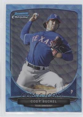 2013 Bowman - Prospects Chrome - Wrapper Redemption Blue Wave Refractor #BCP97 - Cody Buckel