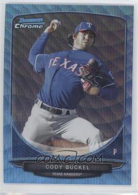 2013 Bowman - Prospects Chrome - Wrapper Redemption Blue Wave Refractor #BCP97 - Cody Buckel