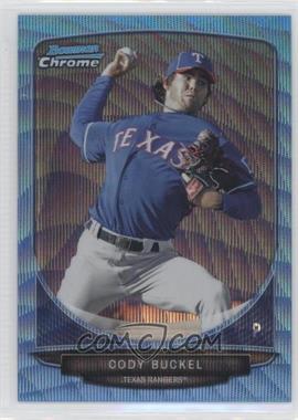 2013 Bowman - Prospects Chrome - Wrapper Redemption Blue Wave Refractor #BCP97 - Cody Buckel