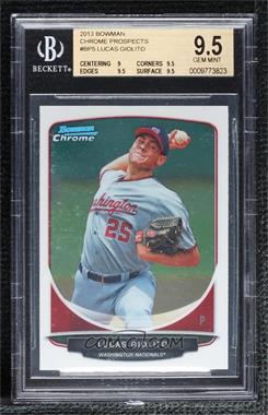 2013 Bowman - Prospects Chrome #BCP5 - Lucas Giolito [BGS 9.5 GEM MINT]