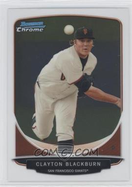 2013 Bowman - Prospects Chrome #BCP98 - Clayton Blackburn