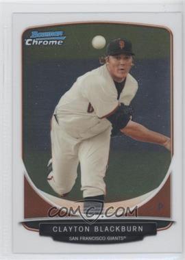 2013 Bowman - Prospects Chrome #BCP98 - Clayton Blackburn