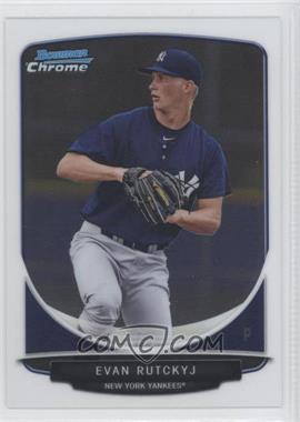 2013 Bowman - Prospects Chrome #BCP99 - Evan Rutckyj