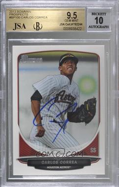 2013 Bowman - Prospects #BP100 - Carlos Correa [BAS Authentic]