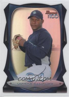 2013 Bowman - Top 100 Prospects - Die-Cut Refractor #BTP-94 - Victor Sanchez /99