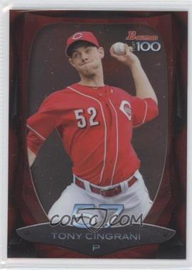 2013 Bowman - Top 100 Prospects #BTP-57 - Tony Cingrani