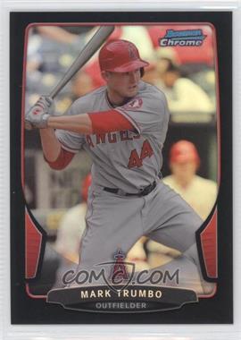 2013 Bowman Chrome - [Base] - Black Refractor #125 - Mark Trumbo /15