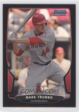 2013 Bowman Chrome - [Base] - Black Refractor #125 - Mark Trumbo /15