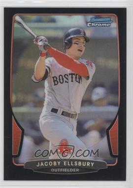 2013 Bowman Chrome - [Base] - Black Refractor #61 - Jacoby Ellsbury /15