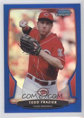 2013 Bowman Chrome - [Base] - Blue Refractor #127 - Todd Frazier /250