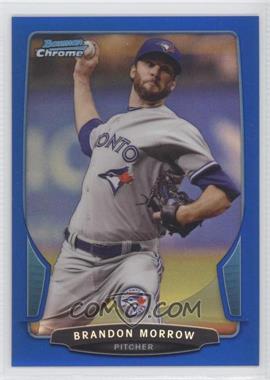 2013 Bowman Chrome - [Base] - Blue Refractor #160 - Brandon Morrow /250