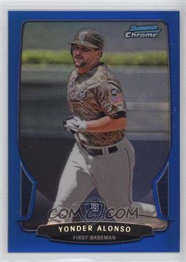 2013 Bowman Chrome - [Base] - Blue Refractor #22 - Yonder Alonso /250