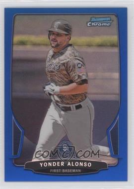 2013 Bowman Chrome - [Base] - Blue Refractor #22 - Yonder Alonso /250