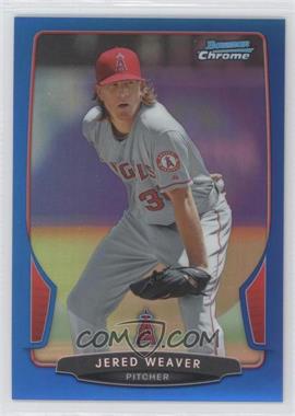 2013 Bowman Chrome - [Base] - Blue Refractor #63 - Jered Weaver /250