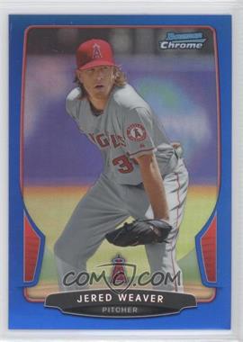 2013 Bowman Chrome - [Base] - Blue Refractor #63 - Jered Weaver /250