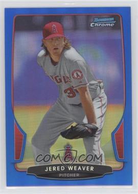 2013 Bowman Chrome - [Base] - Blue Refractor #63 - Jered Weaver /250