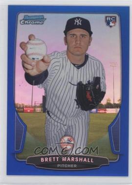 2013 Bowman Chrome - [Base] - Blue Refractor #68 - Brett Marshall /250