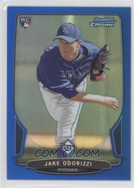 2013 Bowman Chrome - [Base] - Blue Refractor #76 - Jake Odorizzi /250