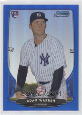 2013 Bowman Chrome - [Base] - Blue Refractor #81 - Adam Warren /250