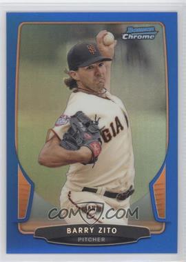 2013 Bowman Chrome - [Base] - Blue Refractor #85 - Barry Zito /250