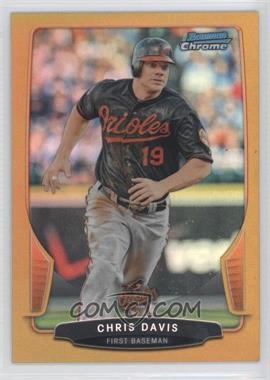 2013 Bowman Chrome - [Base] - Gold Refractor #102 - Chris Davis /50