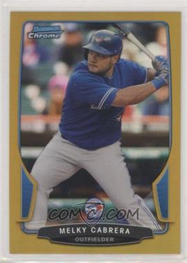 2013 Bowman Chrome - [Base] - Gold Refractor #182 - Melky Cabrera /50 [EX to NM]
