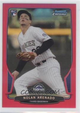 2013 Bowman Chrome - [Base] - Magenta Refractor #24 - Nolan Arenado /35