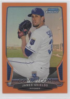 2013 Bowman Chrome - [Base] - Orange Refractor #109 - James Shields /25