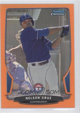 2013 Bowman Chrome - [Base] - Orange Refractor #45 - Nelson Cruz /25